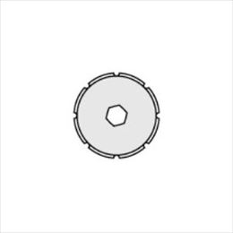 (まとめ) 《OLFA》オルファ ミシン目ロータリーカッター替刃 XB173 2枚【×10セット】