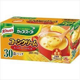 (まとめ)味の素 クノール カップ スープコーンクリーム 17.6g 1箱(30食)【×5セット】【代引不可】
