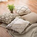 インド綿 背当て クッション 【ラシャド 約45×45cm】 綿100% SARAL 〔リビング ダイニング ソファー〕【代引不可】
