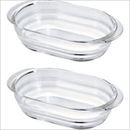 HARIO 耐熱ガラス製グラタン皿 600ml 2個入 HGZO-1812 日本製