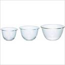 HARIO 耐熱ガラス製ボウル 3個セット 900/1500/2200ml 各1個 MXPN-3704 日本製