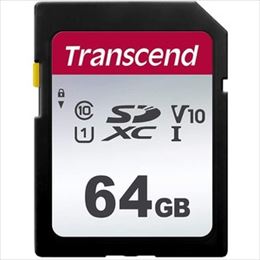 トランセンド 64GB SDXCカード UHS-1U1 TS64GSDC300S　コミコミ
