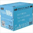 (まとめ)TANOSEE αエコペーパータイプWS 白くて滑らか、ちょっとコシのあるコピー用紙。 B5 1箱(2500枚:500枚×5冊) 【×3セット】