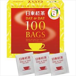 (まとめ)日東紅茶 デイ&デイティーバッグ 1.8g 1セット(300バッグ:100バッグ×3箱)【×5セット】【代引不可】