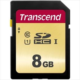 トランセンド 8GB SDHCカードUHS-1 U1 CLASS10 [MLC] TS8GSDC500S　コミコミ