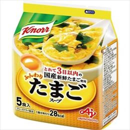 (まとめ)味の素 クノール ふんわりたまごスープ6.8g 1袋(5食)【×10セット】【代引不可】