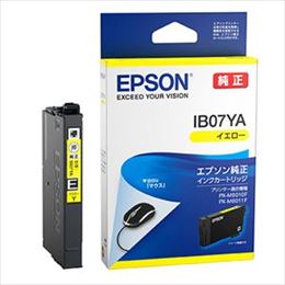 (まとめ) エプソン(EPSON) 【純正】 インクカートリッジ イエロー IB07YA 【×10セット】