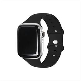 EGARDEN SILICONE BAND for Apple Watch 49/45/44/42mm Apple Watch用バンド ブラック EGD21777AWBK