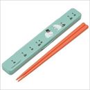 【3個セット】 スケーター 抗菌 食洗機対応 音の鳴らない箸・箸箱セット 箸の長さ18cm ムーミン ABC3